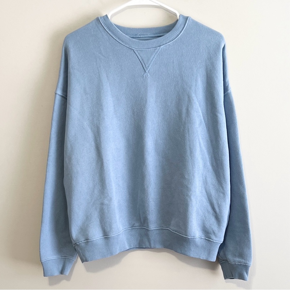 American Eagle This Feels Seriously Lived In Oversized Crewneck Sweatshirt